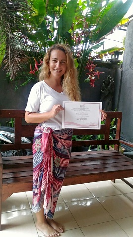 Reeva Bali Spa School Student